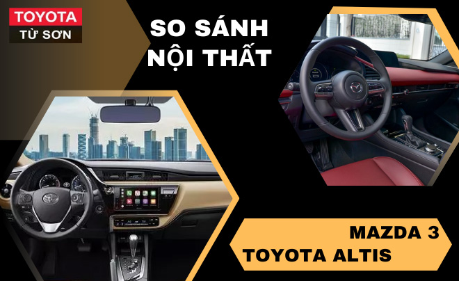 Sự khác biệt về nội thất giữa 2 mẫu xe sedan hạng C là gì?