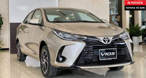 Toyota Vios 2022 m&agrave;u n&acirc;u v&agrave;ng