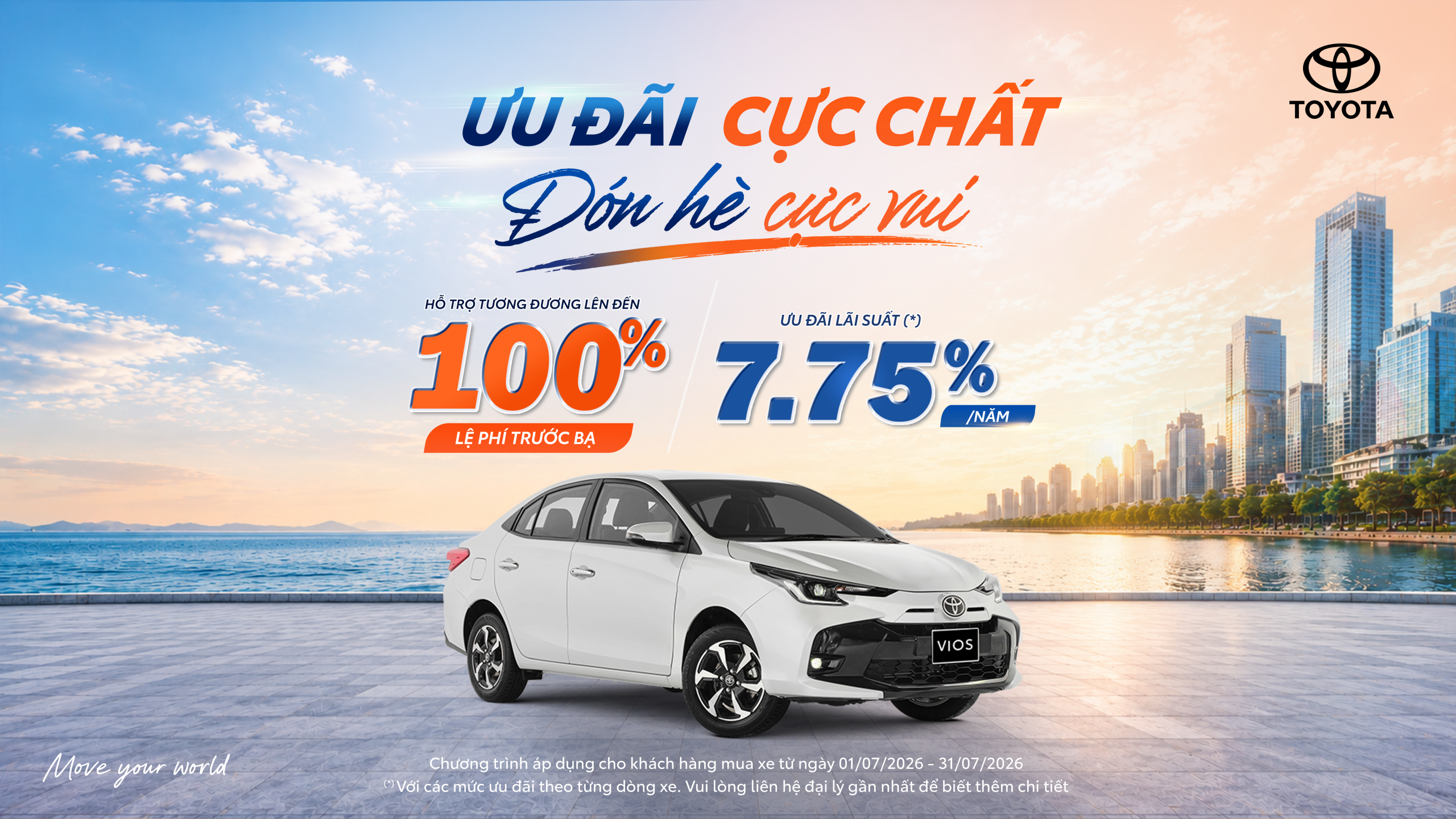Toyota Vios tháng 10 2026 tại Toyota Từ Sơn Bắc Ninh